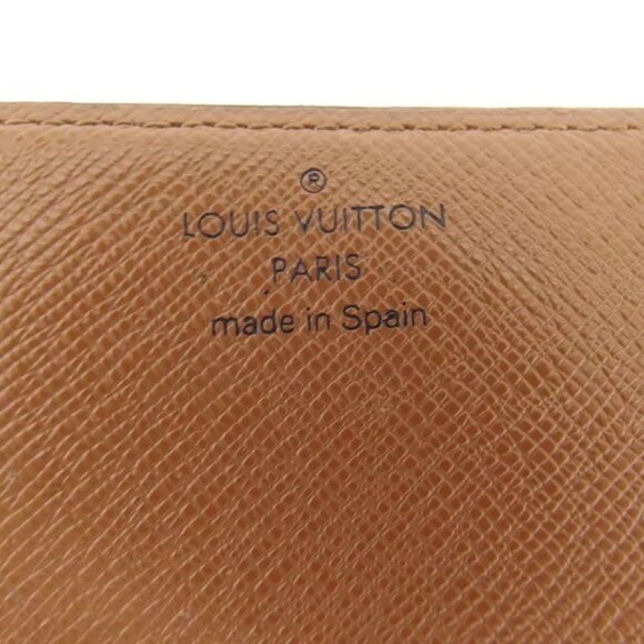 LOUIS VUITTON Card Case Monogram Beige Monogram Canvas Authentic Used - Picture 8 of 10